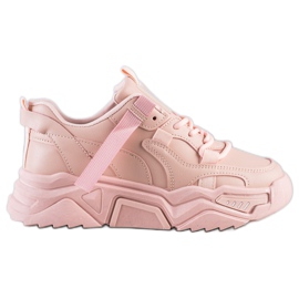 SHELOVET Scarpe da ginnastica rosa