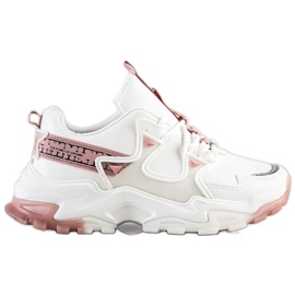 SHELOVET Sneakers Con Inserti Rosa bianco