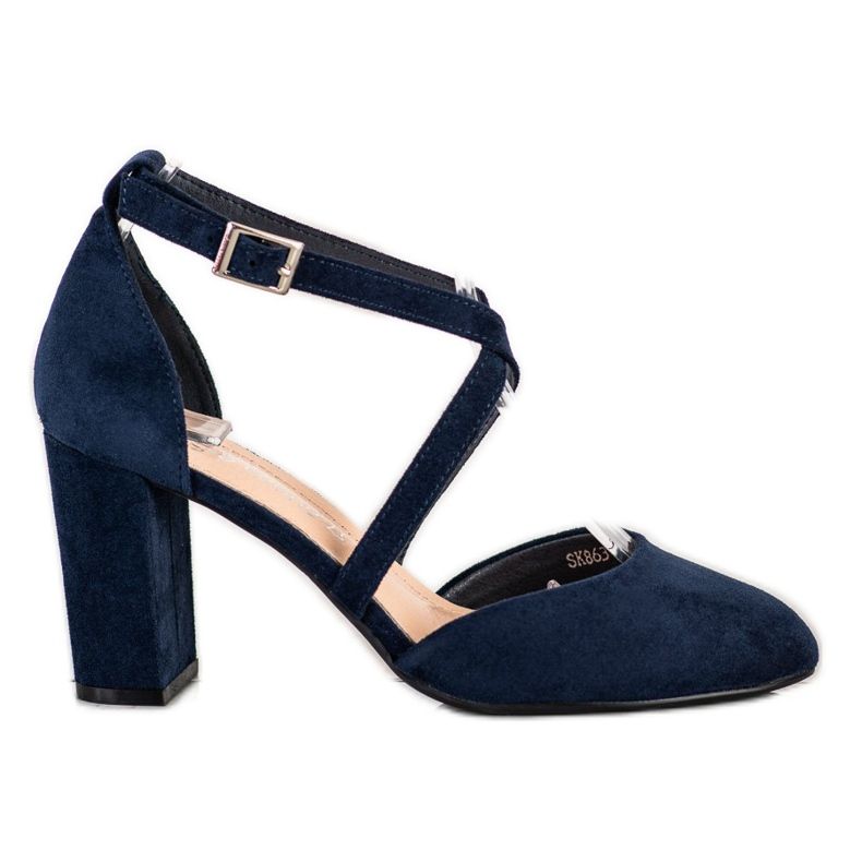 Décolleté Con Fibbia Sergio Leone blu navy