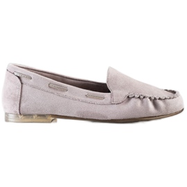 Mocassini grigi di Sergio Leone beige