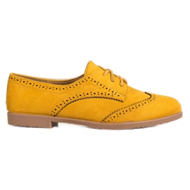 SHELOVET Scarpe traforate per la primavera giallo