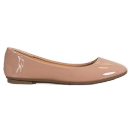 Diamantique Ballerine laccate marrone