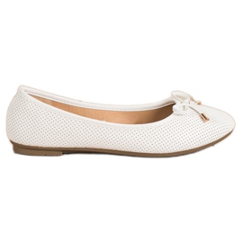 Clowse Ballerine bianche bianca