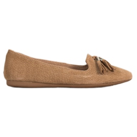 Filippo Signori in pelle con frange marrone