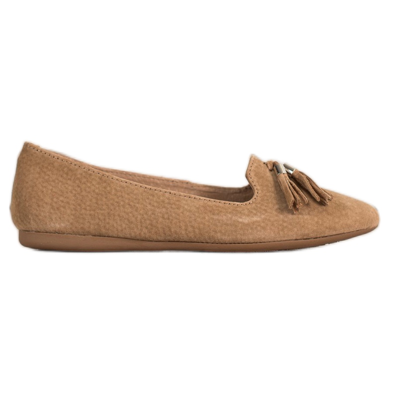 Filippo Signori in pelle con frange marrone