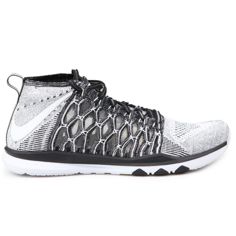 Nike Train Ultrafast Flyknit M 843694-004 scarpa bianca nero