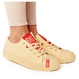 Sneakers da donna Big Star HH274680 Gialle giallo