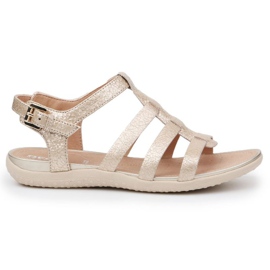 Sandali Geox D Sand Vega AW D72R6A-000KY-C2012 blu d'oro