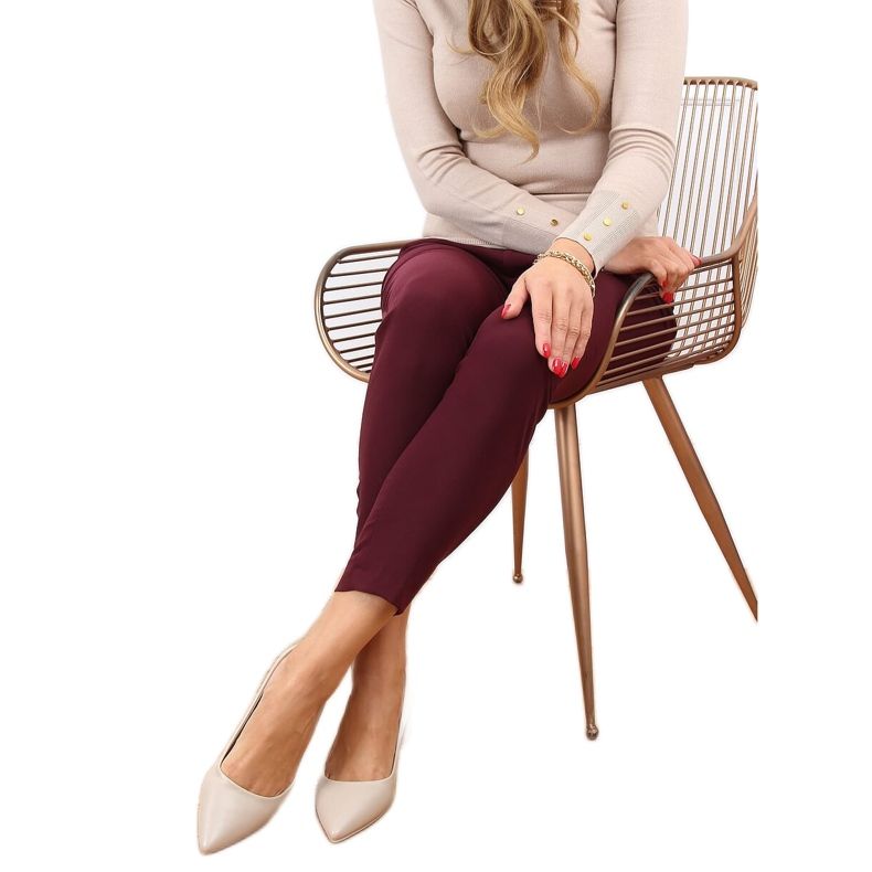Décolleté con tacco alto beige CL76P Beige