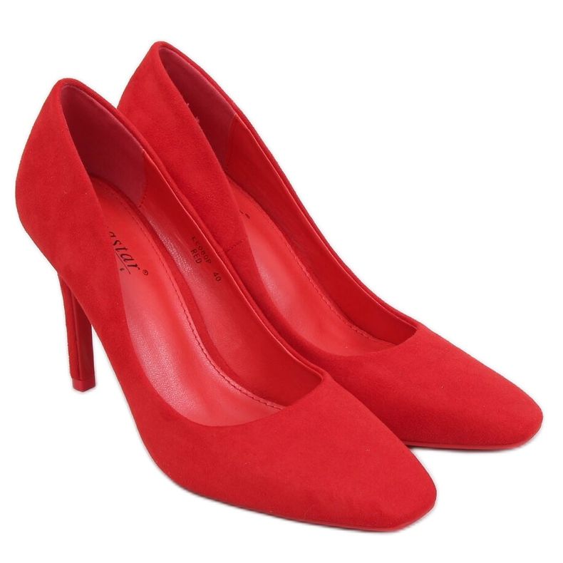 Tacchi alti da donna rossi LE080P Red rosso