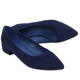 Scarpe con tacco basso, blu navy CL70P Blue