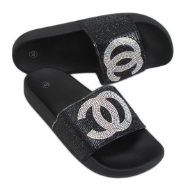 Pantofole nere BG78P nere nero