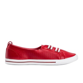 Sneakers rosse in ecopelle Isabela rosso