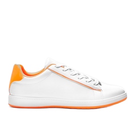 Sneakers bianche Carol da donna Neon Orange bianco