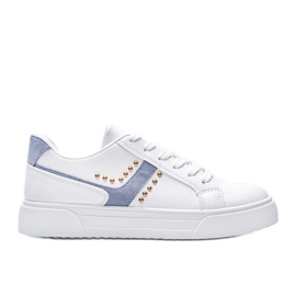 Sneakers bianche da donna Emilie blu bianco