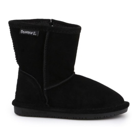 BearPaw Emma Toddler Zipper Jr 608TZ Scarpe Neverwet Nere nero