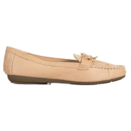 Best Shoes Mocassini casual in pelle scamosciata marrone