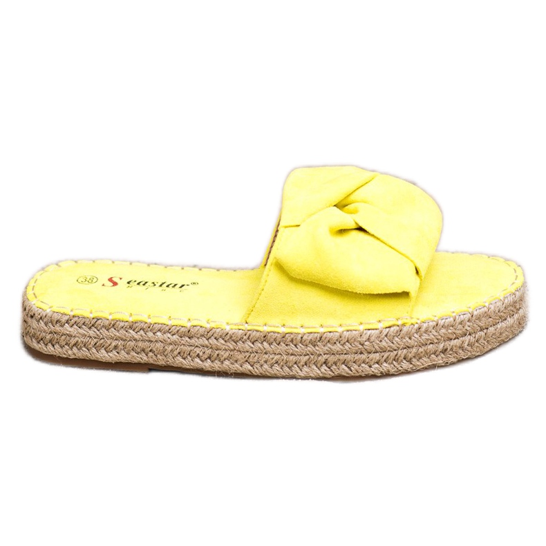 Seastar Espadrillas in camoscio giallo