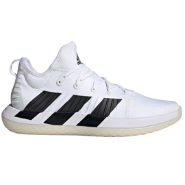 Adidas Stabil Next Gen M bianche e nere FU8317 scarpe da uomo bianco bianco