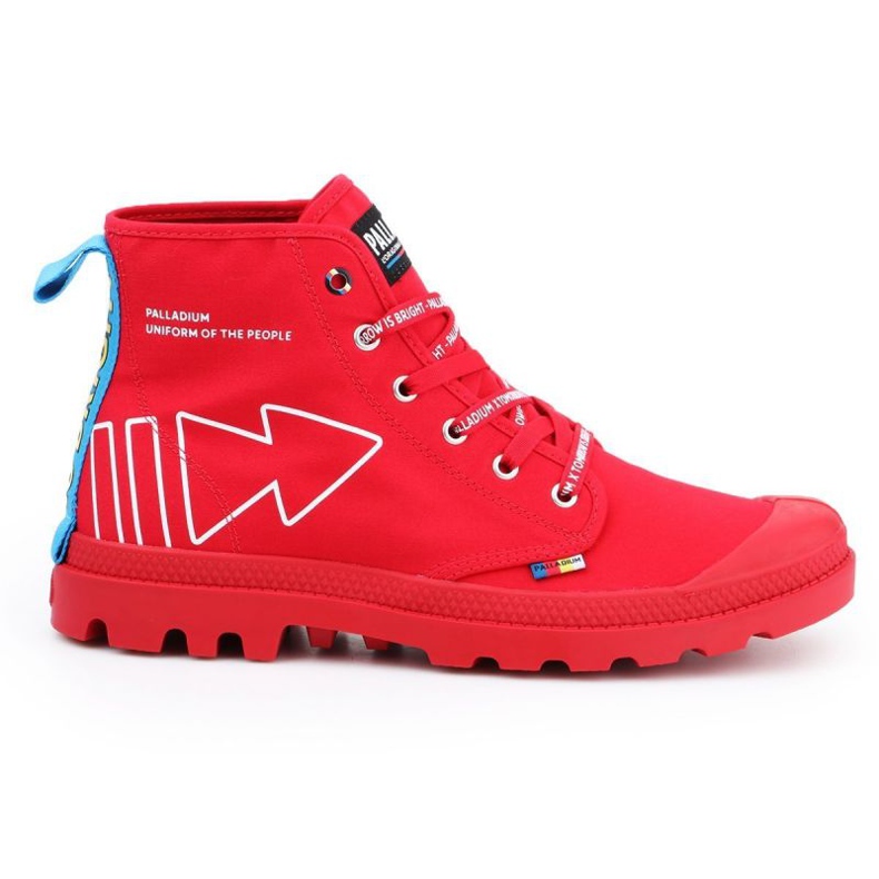 Palladium Scarpe Palladio Pampa Dare Pc U 76862-633-M rosso