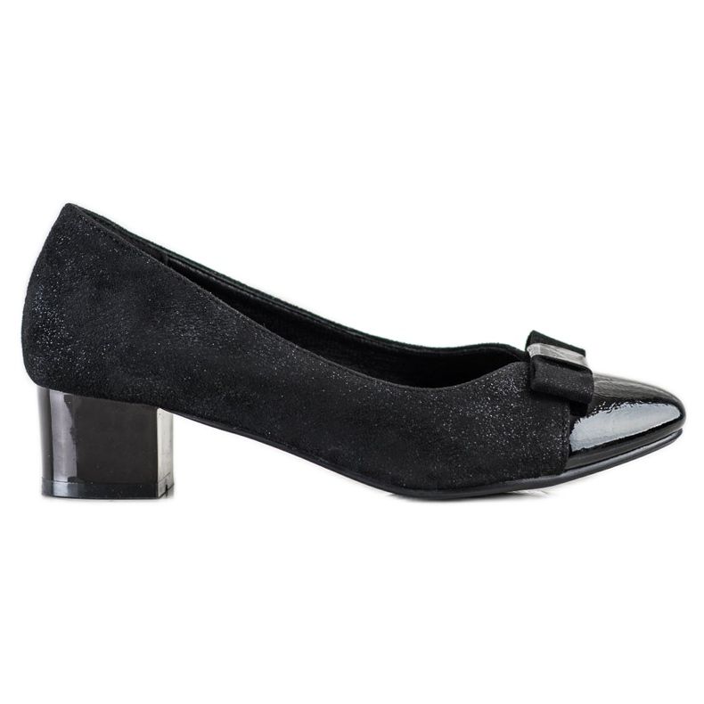 Décolleté Con VINCEZA broccato nero