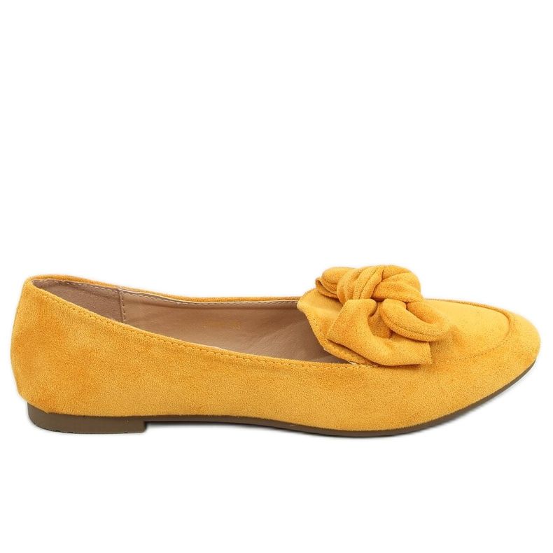 Mocassini da donna miele 9086 Giallo