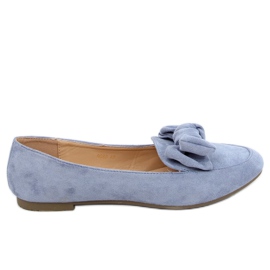Mocassini da donna blu 9086 Jeans