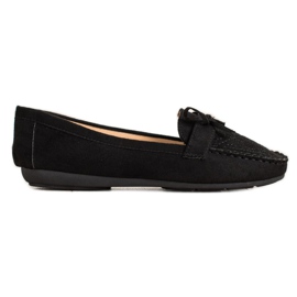 Best Shoes Mocassini casual in pelle scamosciata nero
