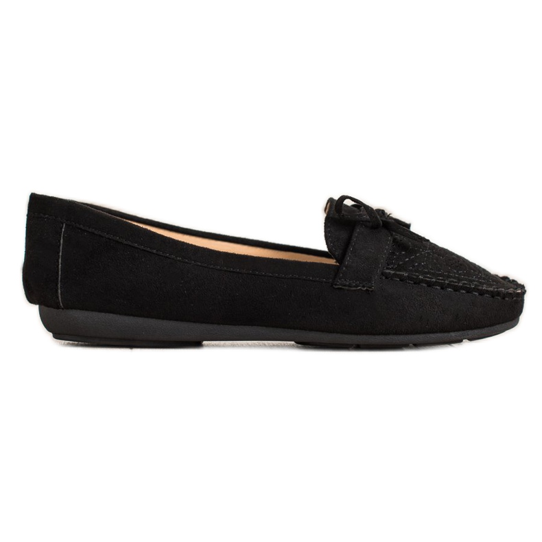 Best Shoes Mocassini casual in pelle scamosciata nero