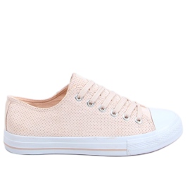 Sneakers donna beige e rosa C949 Nude Color