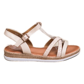 Weide Comodi sandali beige
