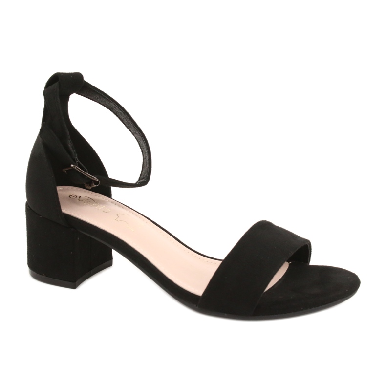 Evento Sandali neri classici con tacco alto 20SD98-1618 nero