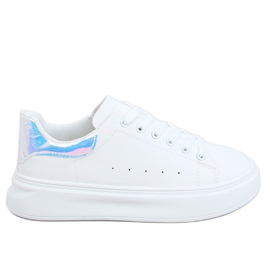 Sneakers da donna bianche A88-63 Silver bianca