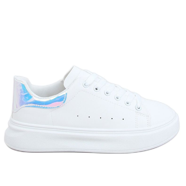 Sneakers da donna bianche A88-63 Silver bianca