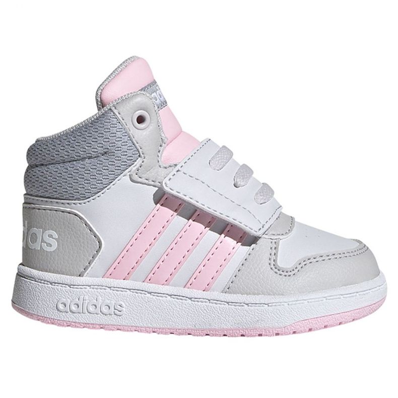 Adidas Hoops Mid 2.0 I Jr FY9290 scarpe rosa grigio