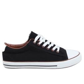 Sneakers classiche da donna nere BN-B68 Black nero