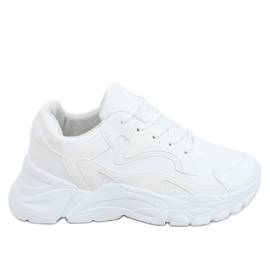 Scarpe sportive bianche YL-45 White bianco
