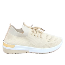 Calzini sportivi beige G-363 Scarpe beige