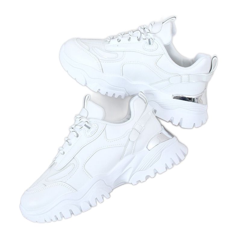Bianco 9931 Scarpe sportive bianche bianca
