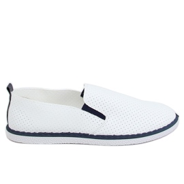 Sneakers slip-on bianche AA620 Navy bianco