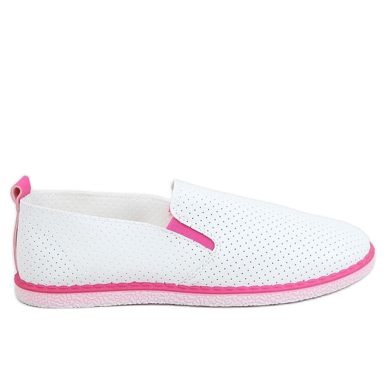 Sneakers slip-on bianche AA620 Fushia bianca