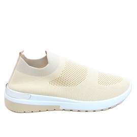 Calzini sportivi beige G-362 Scarpe beige
