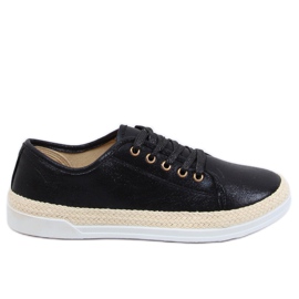Espadrillas nere stringate JA3200 Black nero