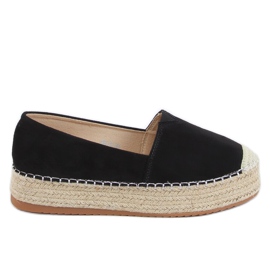 Espadrillas nere da donna AB-79 Black nero