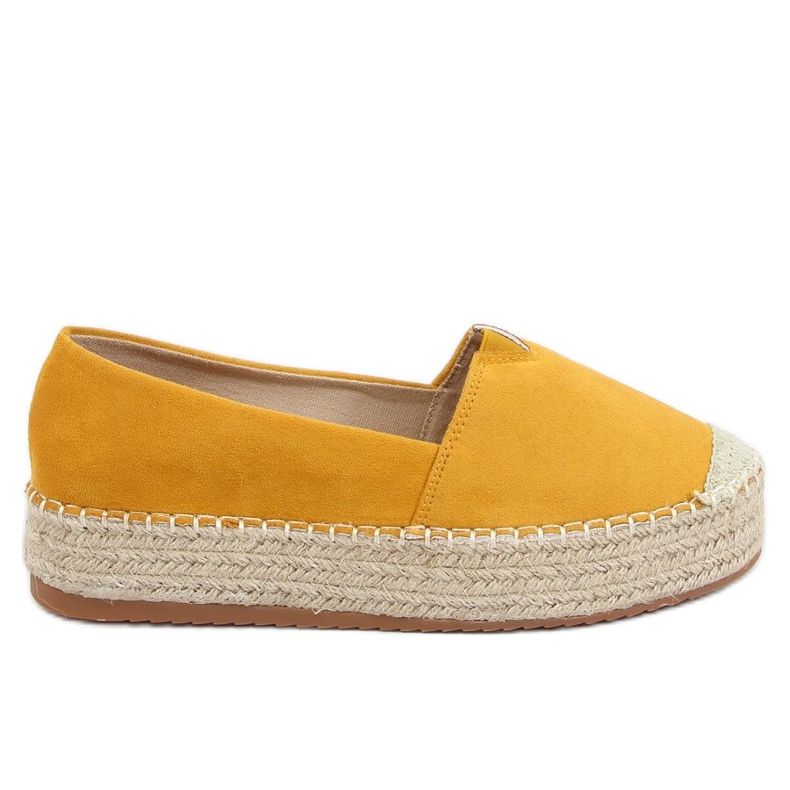 Espadrillas miele da donna AB-79 Yellow giallo