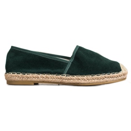 Kayla Espadrillas traforate leggere verde