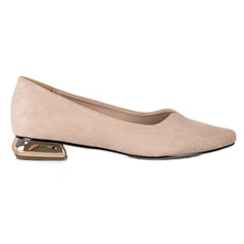 Décolleté Con Tacco Oro VINCEZA beige