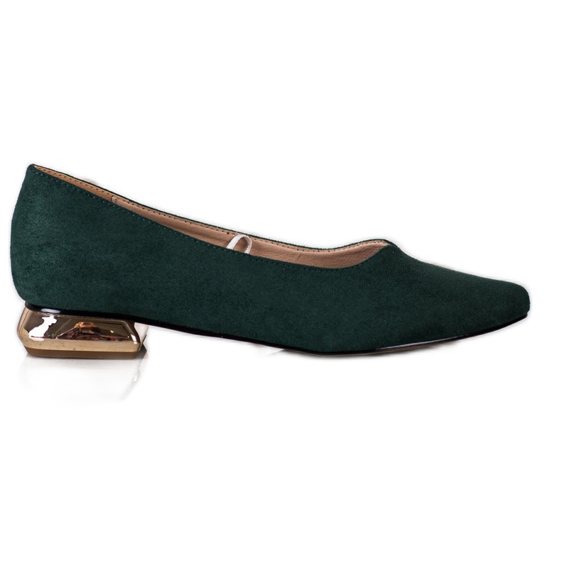 Décolleté Con Tacco Oro VINCEZA verde