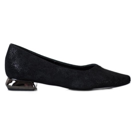 Décolleté Con Tacco Argento VINCEZA nero