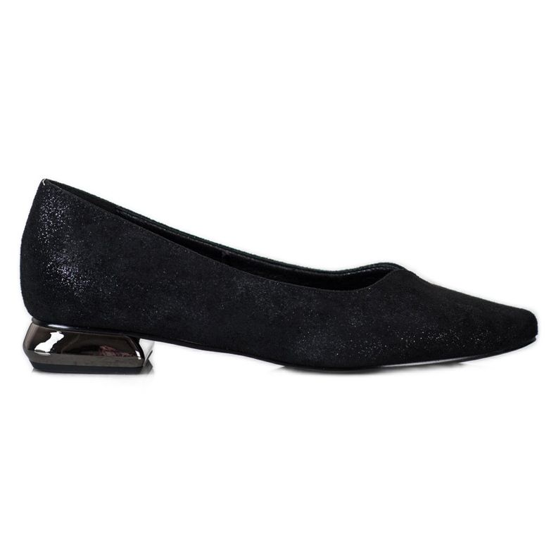 Décolleté Con Tacco Argento VINCEZA nero
